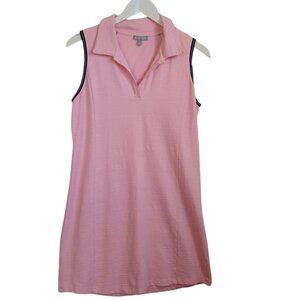 T by Talbots Sport‎ Dress Pink Sleeveless V Neck Golf Activewear Womens Medium
